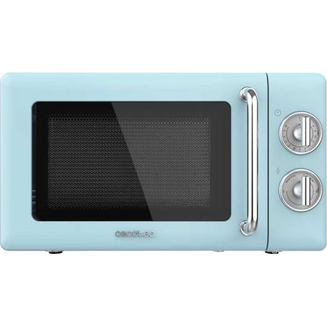 Cecotec – Micro-ondes mécanique 20 L – Puissance 700 W – 6 niveaux – Minuterie 30 min – Mode décongélation – Éclairage intérieur (1/5)