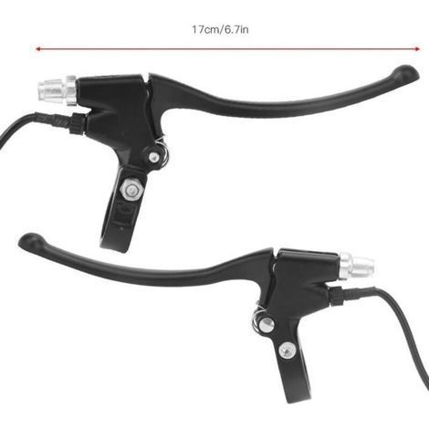 LIA Universal Right Left Electric Bicycle Brake Lever Handle Aluminum Alloy 1 e (1/4)