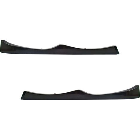 1 pair, color: black, material: plastic, front bumper, headlight lower trim strip, headlight lower trim panel. 51 (1/5)