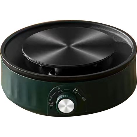 Réchaud électrique portable multifonctionnel et efficace de 800 W, petit format, idéal pour la cuisine, les pique-niques et les voyages. (1/5)