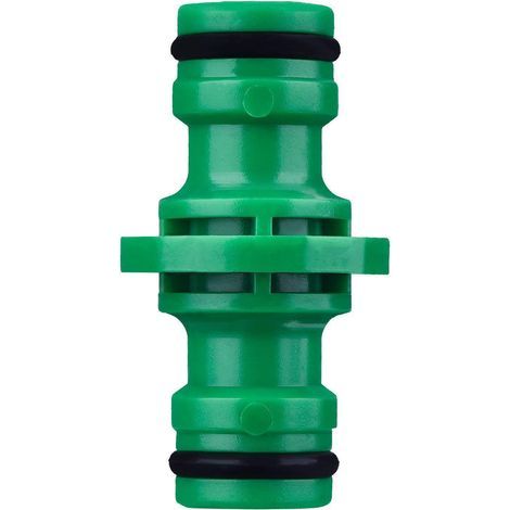6 Pieces Double Male Hose Connectors Pipe Fittings for Joining Garden Hose Tubes (Green) (1/5)