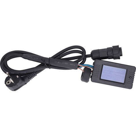IP65-Photovoltaik-Wechselrichterkabel, digitale LED-Anzeige, 80–260-V-Eurostecker, wasserdicht, zum Anschluss an das Stromnetz (1/5)