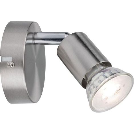 Plafonnier spot Carolina max. 1x10W GU10 nickel mat 230 V métal - (1/5)