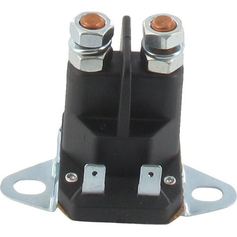 Relais De Démarreur - Relais solénoïde 4 bornes - Pièce De Remplacement Adaptable Pour Modèles Tondeuse Castelgarden TC102 et TCP122 - Pièce D'Origine 18736110/0,18736100/0, 118736110, 118736113/0, 11 (1/5)