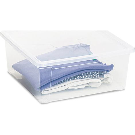 CONTENITORE EASY BOX C/COPER 40X40XH16 CM TRASP- 21,0 pz