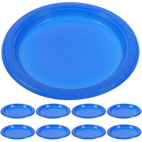 Lot de 20 assiettes jetables pour fêtes, barbecues, fêtes et anniversaires. Idéales pour la maison, les fruits et autres occasions spéciales. Parfaites pour le camping, les festivals et les anniversai (1/3)
