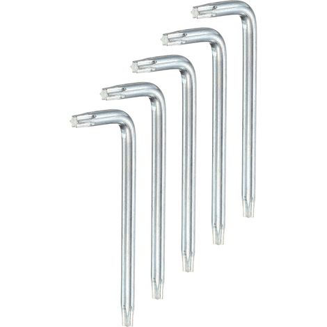 5 Pcs T25 Sécurité Anti Sabotage Torx Étoile Clé À Douille Blanc (1/5)