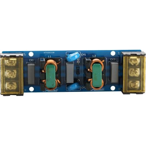 Hochfrequenter EMI-Tiefpassfilter für Netzteile, 25 A, zweistufig