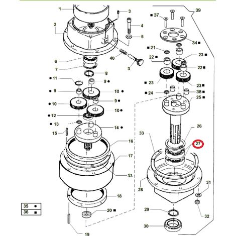 Cuscinetto ORIGINALE ACTIVE trivella modelli t143 - t152 020799