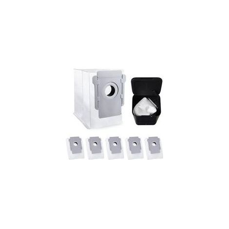 Sacs A Poussiere - Pour Roomba i3 i4 i6 i7 Et Station Clean Base - 12 5 X 10 5 X 22 Cm - Polypropylene Non Tisse - Lot De 6 (1/5)