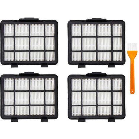 Filtre HEPA pour aspirateur traîneau sans sac NEN180 (lot de 4) (1/5)