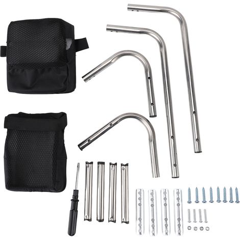 Outil de jardinage avec siège pour les genoux, support de cheville ergonomique en acier inoxydable, support multifonctionnel pour les genoux et les jambes, idéal pour les travaux de jardinage. (1/5)