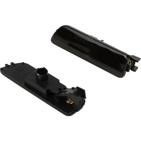 Paar getönte Stoßstangen-Seitenlichtgehäuse für MK4 617215181853 (Schwarz), von DEBUNS