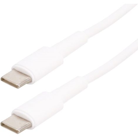 ERARD - Cordon USB 2.0 - C M/M - 3A - blanc - 2m (1/2)