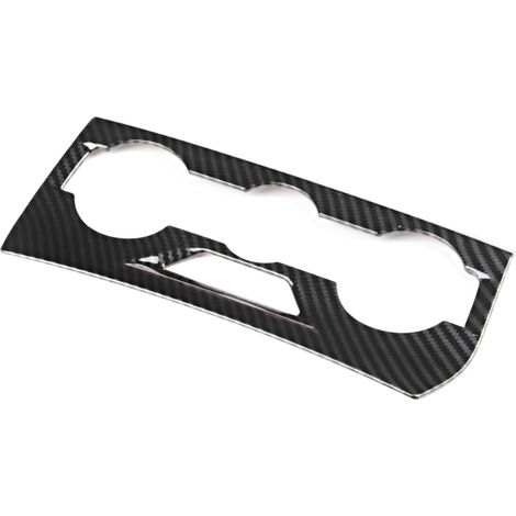 Embellecedor decorativo de fibra de carbono para el panel del aire acondicionado del coche, compatible con Subaru Forester SK. (1/5)