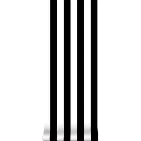 Superfresco Easy - Vliestapete - Streifen Schwarz/Weiß - 10m x 52cm (1/5)