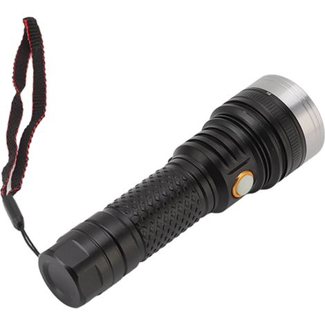 Lampe Torche LED Puissante SST40 Lumière Blanche, 2 Niveaux de Luminosité, Imperméable, Portable pour Extérieur et Aventure