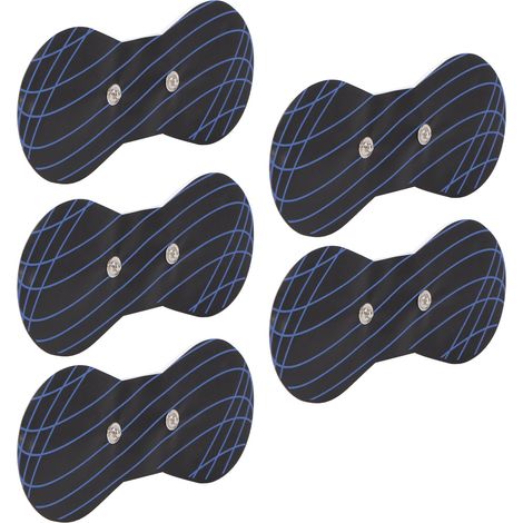 Lot de 5 patchs de massage cervical auto-adhésifs à faible impédance, électrodes de rechange pour masseur de cou (1/5)
