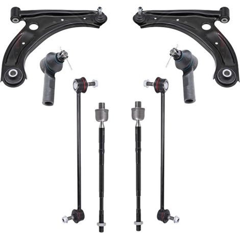 KIT BRACCIO OSCILLANTE 8 PEZZI COMPATIBILE CON SUZUKI SWIFT V (AZ) 1.2 SHVS AllGrip (A2L / Kit Sospensione Completo OE/OEM / Bracci Oscillanti + Testine Sterzo / Sostituzione Diretta OEM
