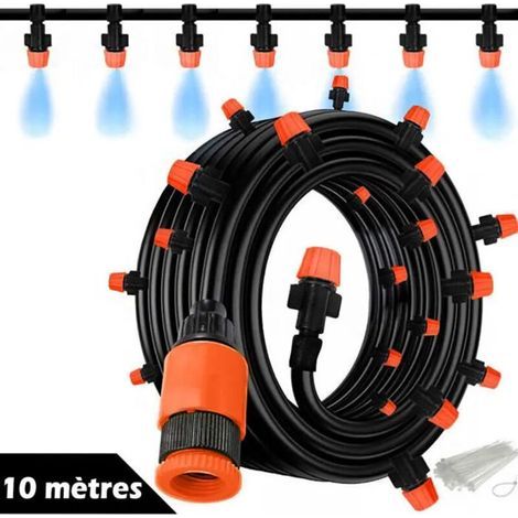 10m Multi-Jet Sprinkler Kit, Humidifier for Garden, Greenhouse, Patio, and Terrace Irrigation