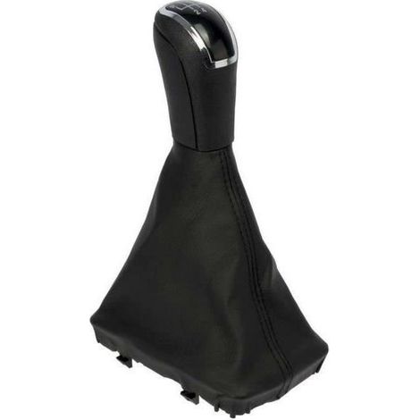 Pommeau + Soufflet adaptable compatible avec Audi A4 - 56 vitesses - Noir
