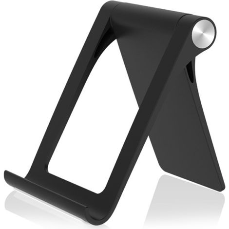 Support de téléphone portable de bureau réglable et pliable, compatible avec les smartphones et tablettes de 3,5 à 11 pouces. (1/5)