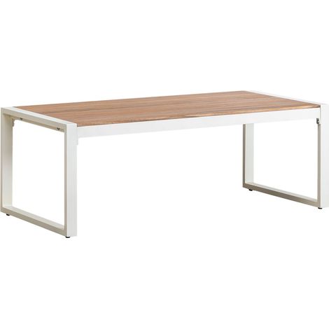 Mesa de centro para jardín rectangular 110x55 cm en aluminio Lipov SKLUM              (1/5)