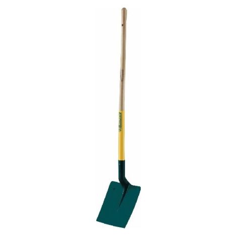 Pelle carrée tôle (25 cm) - manche bois certifié PEFC 100% (110 cm) - Leborgne