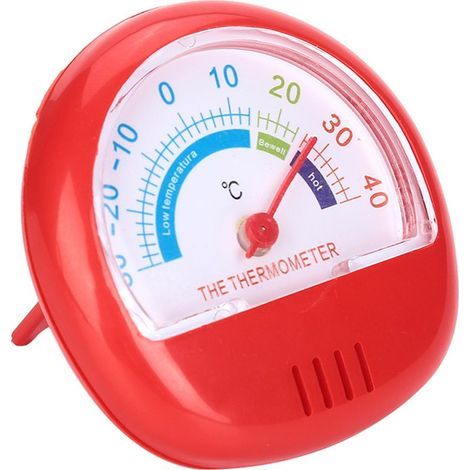Thermomètre à grand cadran (mécanique)rouge) (1/5)