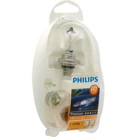 Coffret de secours EASYKIT avec ampoule H7 Philips (1/4)