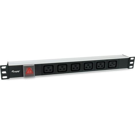 Equip 19 Steckdosenleiste 6xIEC C19+Switch-St.ICE C20 Alu. (333319)
