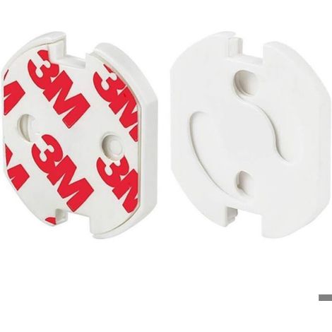 Protection Prise Électrique Enfant - Mécanisme Rotation Automatique - Compatible Prises Européennes - Lot de 10 Pièces