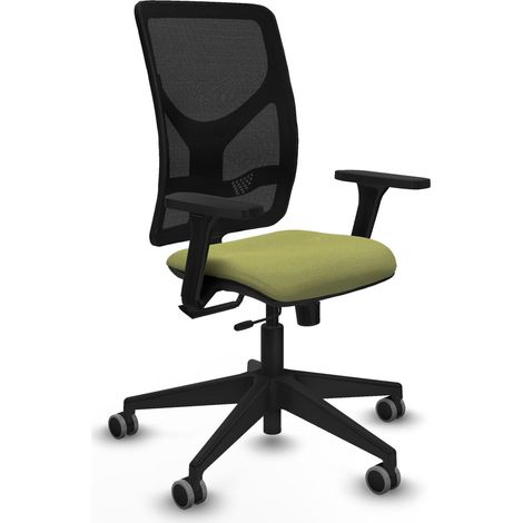 Silla de oficina piqueras y crespo Motilla negro malla ergonómica (1/2)