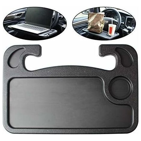 Bureau de Volant de Voiture, Plateau de Volant de Voiture Portable Multifonction, Conception Recto-Verso, Plateau de Volant Automatique pour Ordinateur,ladacèe (1/5)