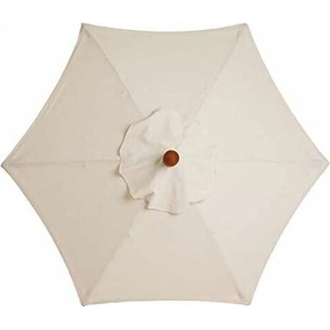 3m Waterproof Parasol Cover – UV Resistant – Double Layer Polyester Fabric – Compatible with 6 Ribs – Outdoor Protection (1/5)