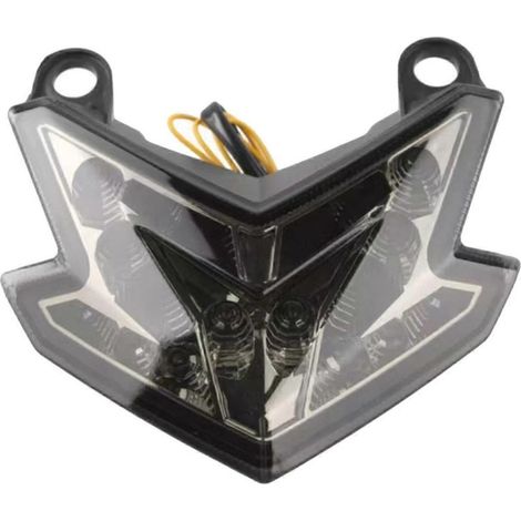 Feu arrière de moto pour Z125 2013-2022 Z800 ZX6R 13-2016, B fumé