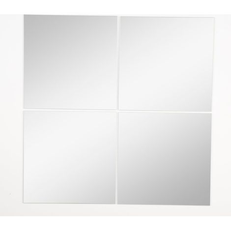 Set di 4 specchi quadrati 30x30 cm SANS MARQUE (1/2)