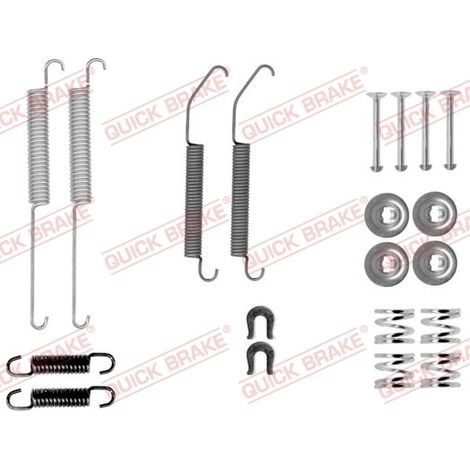 Kit d'accessoires, mâchoire de frein Quick Brake 105-0033 CITROËN