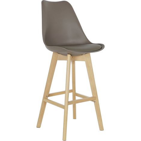 Taburete Haya Pu 48,5X55X109 Gris MB205803 (1/5)