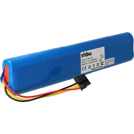 vhbw batteria compatibile con Neato Botvac D85, Botvac D75, D7500, Botvac D80, D8000, D8500, BV Basic aspirapolvere (3000mAh, 12V, NiMH)