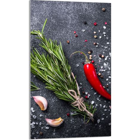 TAGLIERE IN VETRO 30x52 Ardesia (1/5)