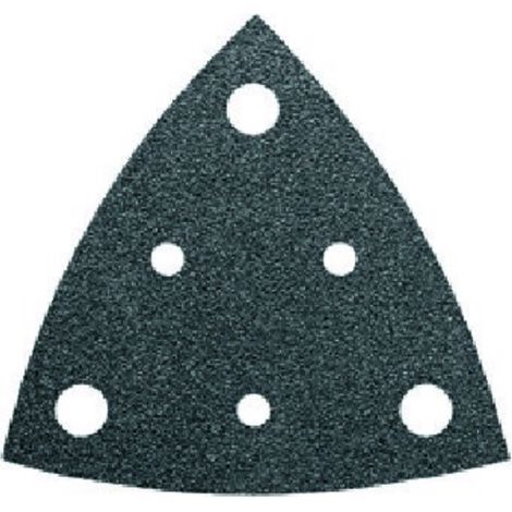 Fein  63717108047 Deltaschleifpapier mit Klett, gelocht Körnung (num) 40 Eckmaß 80 mm  5 St. (1/2)