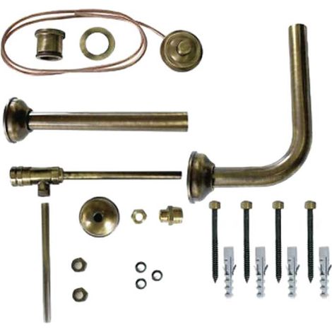"KIT COMPLETO DI SCARICO """"MINI CATIS"""" BRONZATO -"