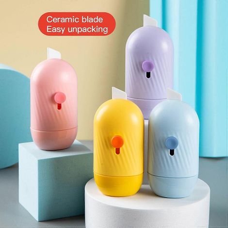 Tampon à rouleau de protection d'identité, tampon de sécurité avec outil de découpe conçu pour la prévention des informations d'identification et la protection contre les fuites d'informations. (1/4)