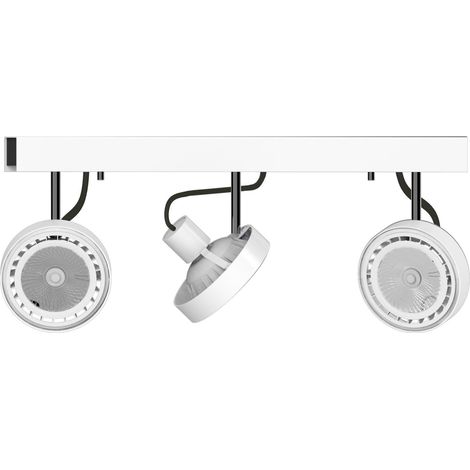 Rampe plafond 3 spots Nowodvorski CROSS blanc ES111 (1/3)
