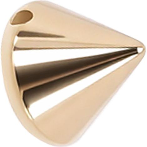 200 Stück Spike-Kegelnieten 8x8mm, Kunststoff, Punk-Stil, Kegelnieten für Jacken, Schuhe, Taschen, Gürtel, Gold (1/5)