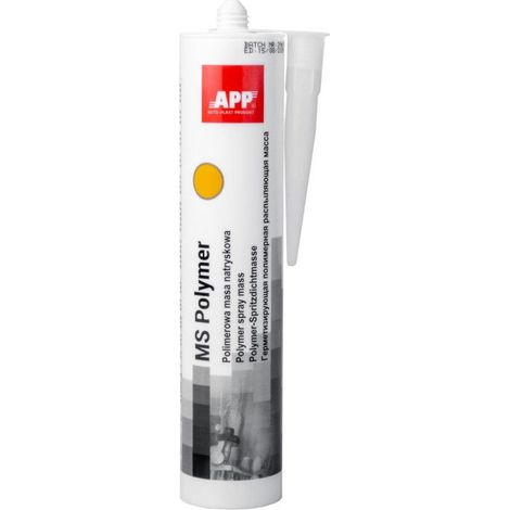 Mastic - Joint d'étanchéité et calfeutrement - Carrosserie - Jaune - APP MS Polymer