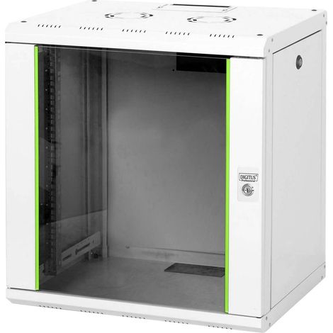 Digitus DN-19 12-U Boîtier mural 19 (l x H x P) 600 x 643 x 450 mm 12 UH gris clair (RAL 7035) (1/4)