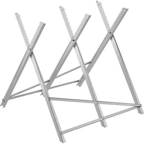 VEVOR Cavalletto per Tagliare Legno Capacita di Carico 149,7 kg, Supporto a Forma di X Taglialegna Pieghevole, Cavalletto per Lavorazione del Legno, Carpentieri, Falegnami Fai da te