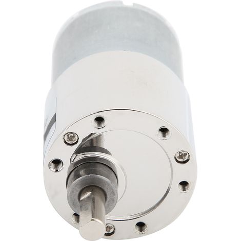 Moteur à courant continu à réduction, engrenages entièrement métalliques, basse vitesse, pour équipements de fabrication électronique, 12 V, 5 tr/min (1/5)